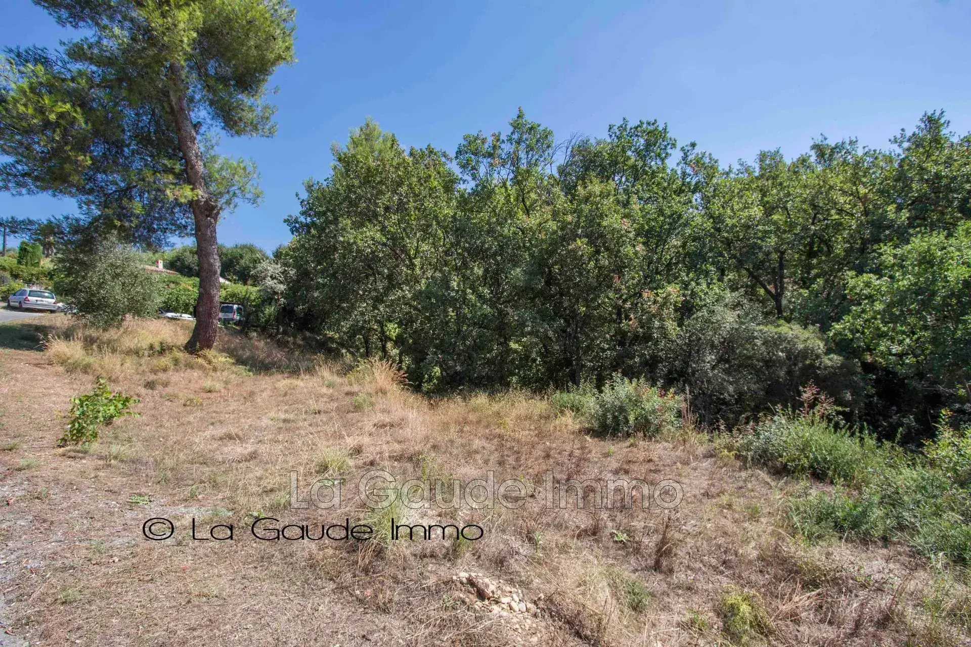 Terrain à vendre à La Gaude avec vue mer et exposition sud, 1370 m² 