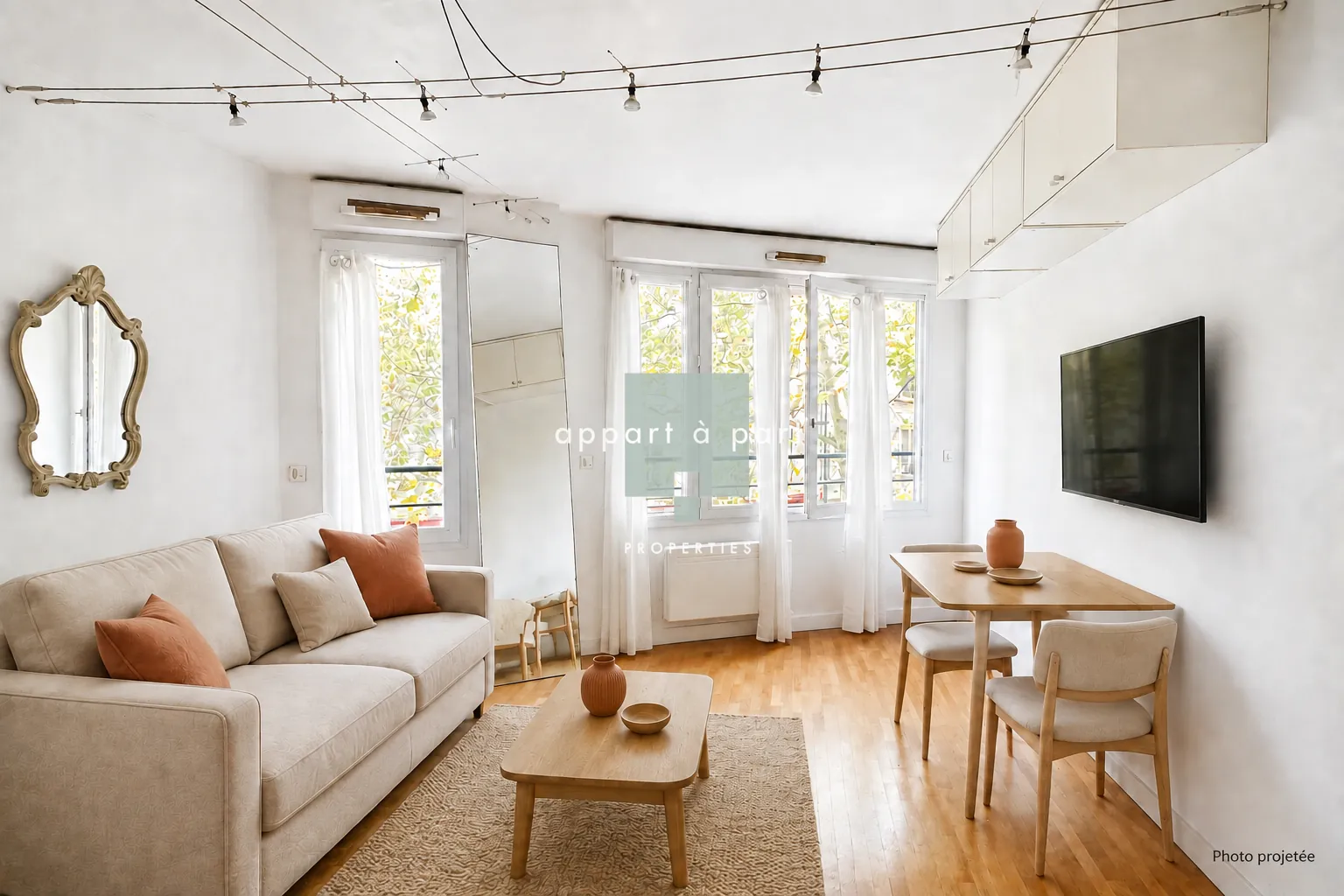 Studio à Paris 12e - Faidherbe-Chaligny avec Vue Dégagée et Cave