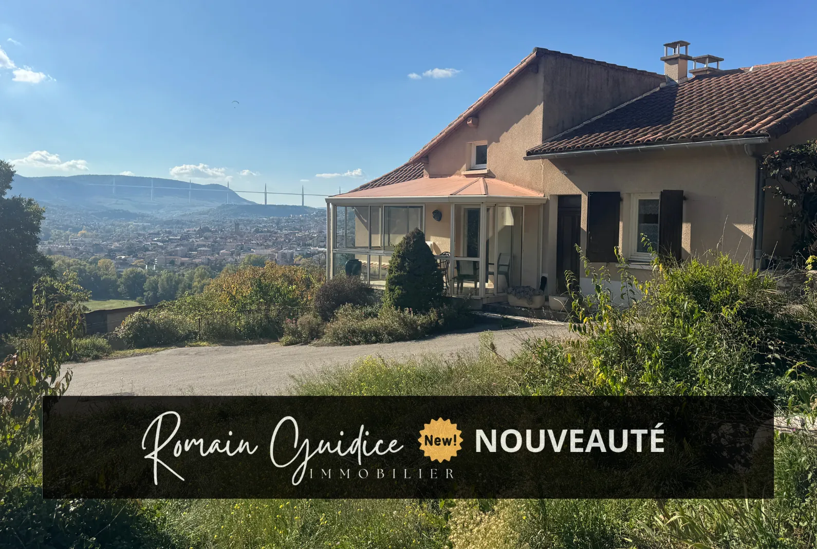 Charmante maison à rénover avec vue panoramique à Millau - 95 m²