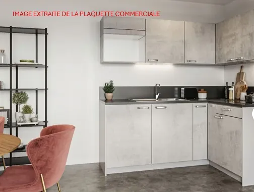 Studio neuf à Challes-les-Eaux de 33,94 m² avec parking inclus, livraison 2028