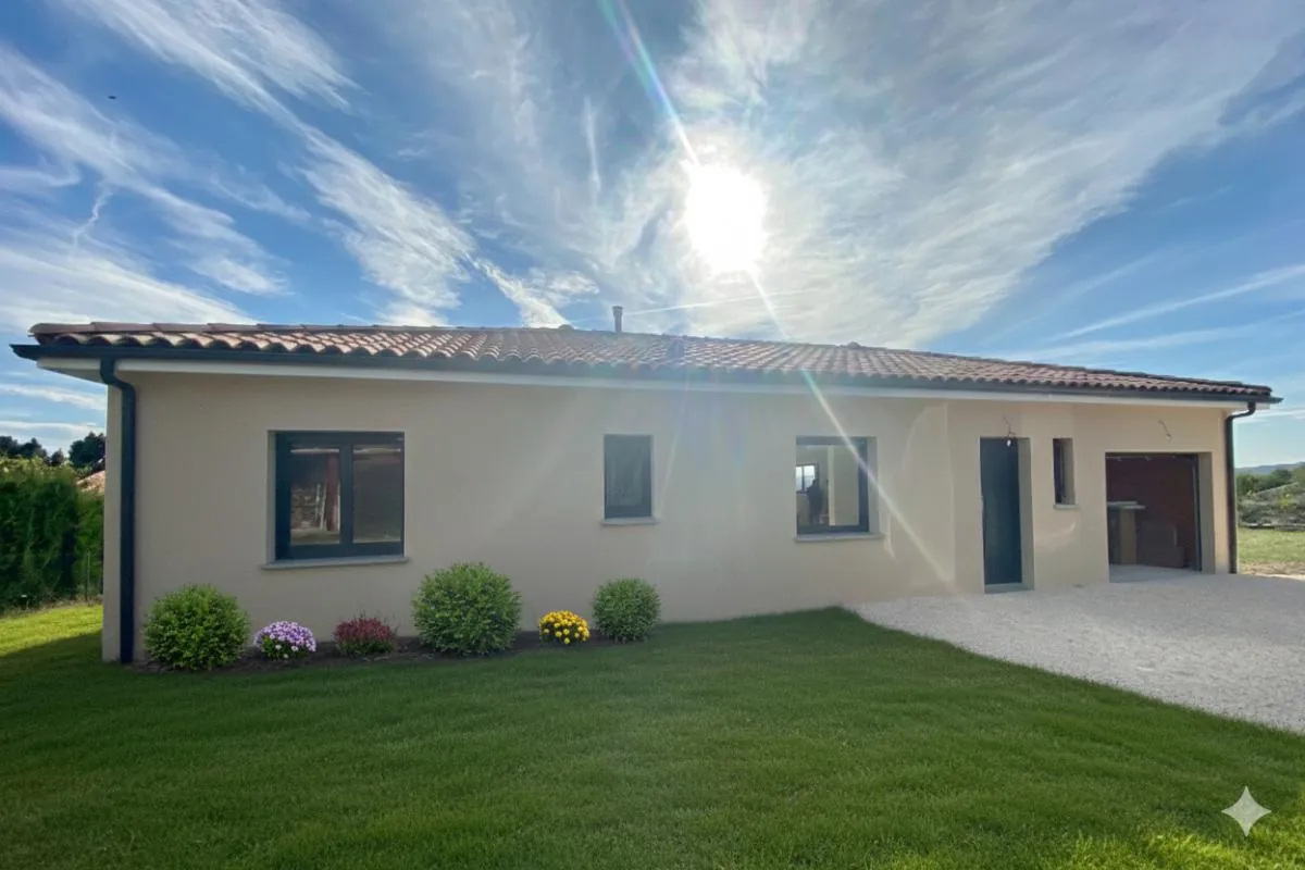 Villa neuve de 90 m² avec terrain plat à Lagardelle Sur Lèze proche Muret