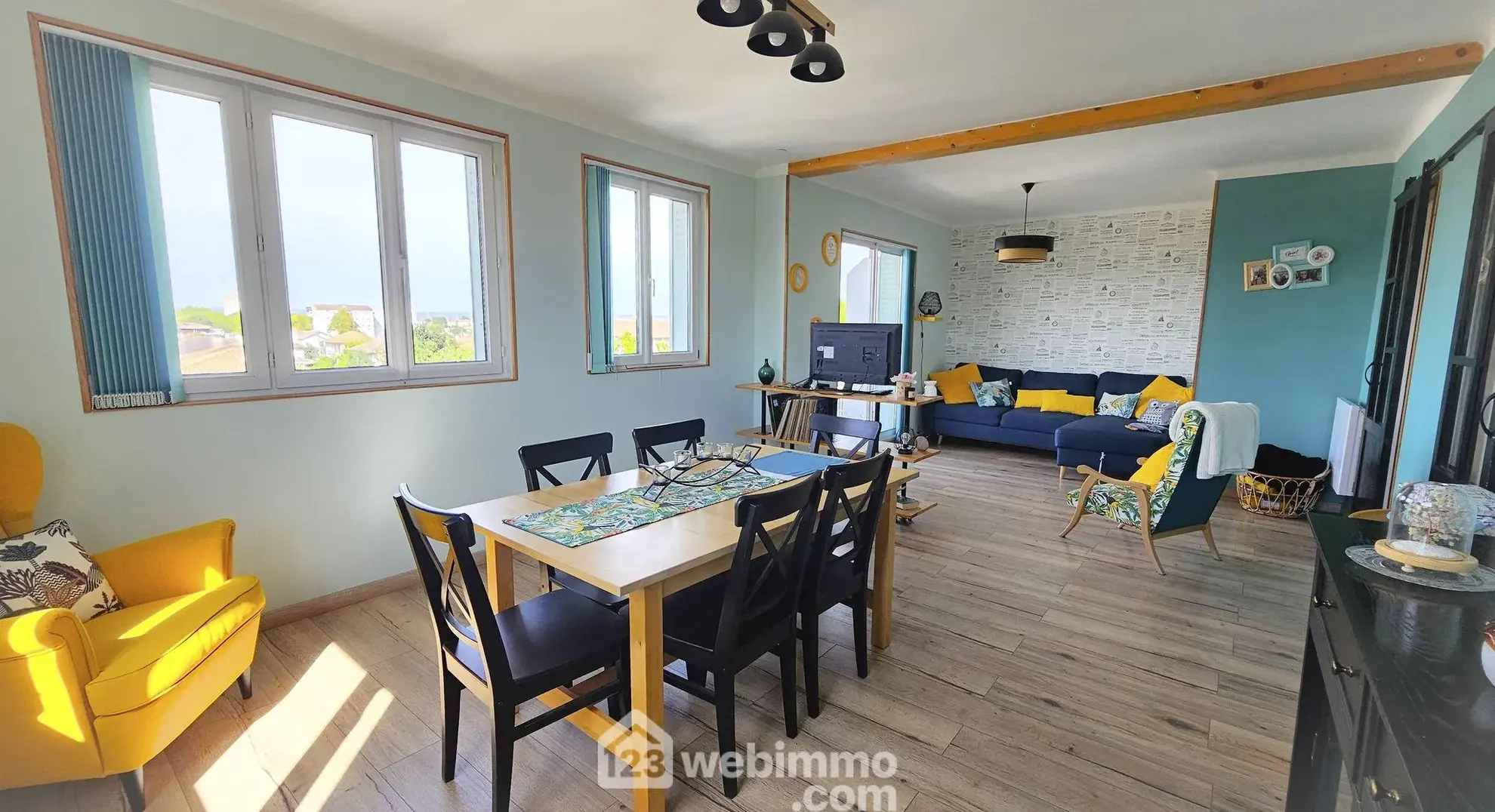 Appartement rénové de 69 m² avec vue Pyrénées à Tarbes - Garage et cave inclus