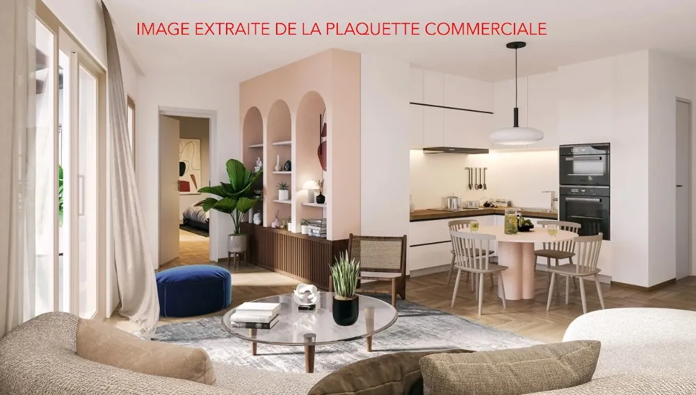 Studio neuf à Aix-les-Bains avec balcon en livraison 2029