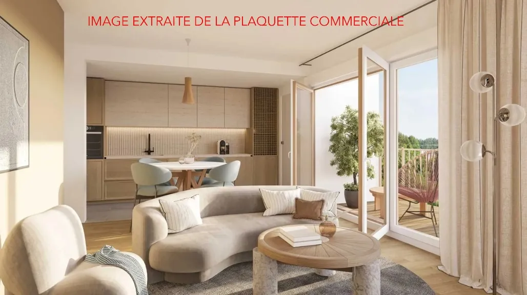 Appartement 3 pièces à Toulouse avec balcon, parking, livraison 2028 