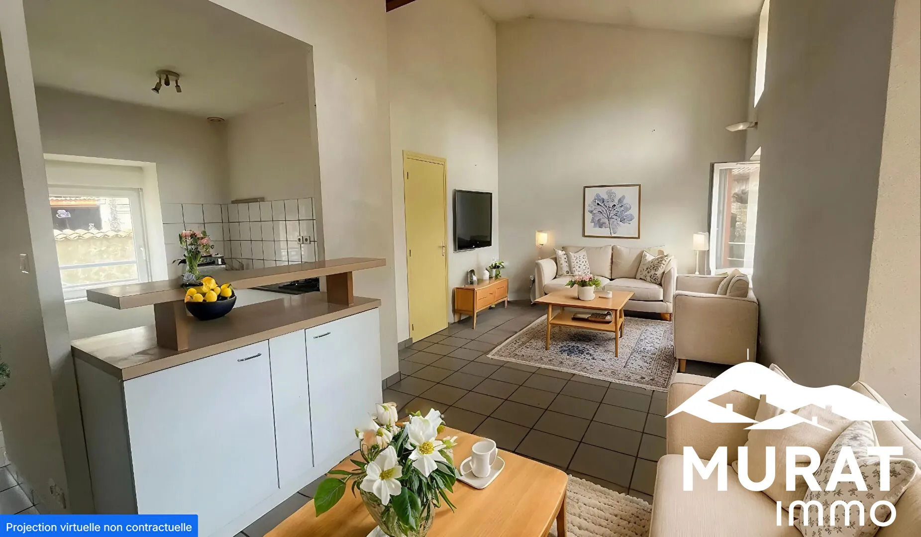 Ensemble immobilier à Viscomtat avec deux logements et dépendances