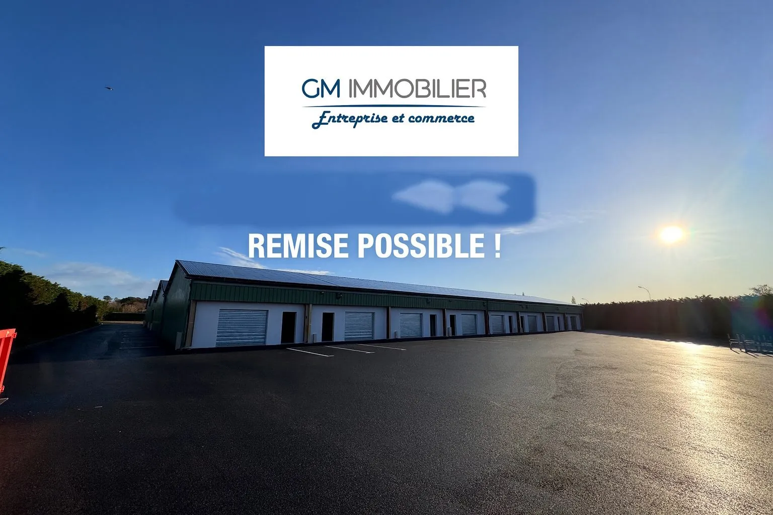 Local commercial ou dépôt à Saint-Geours-de-Maremne, sécurisé et accessible, à vendre ou louer