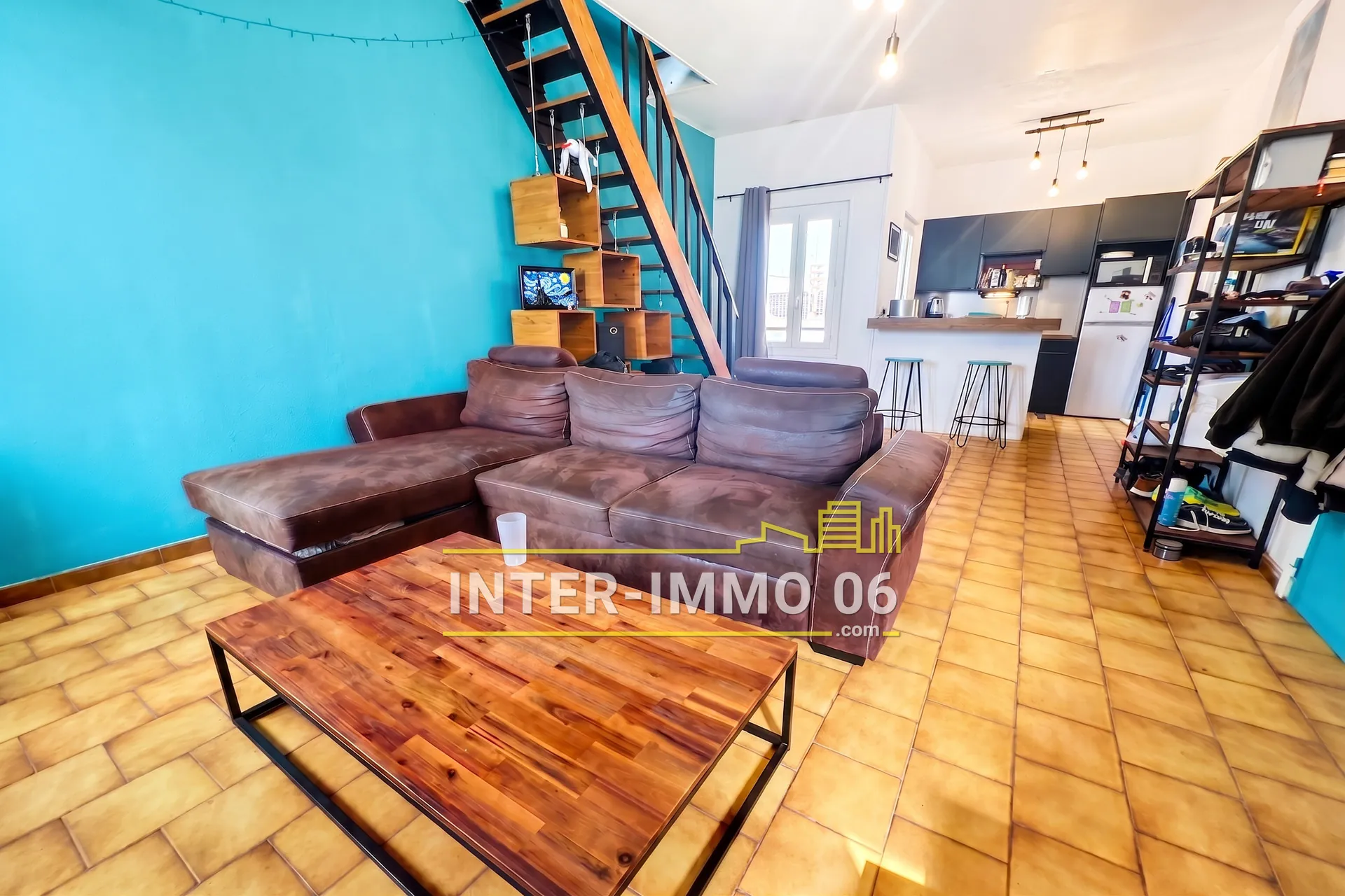 Charmant appartement duplex avec vue mer à Cagnes-sur-Mer 