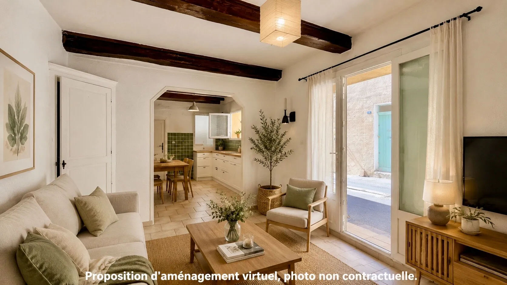 Maison de village à Gréasque de 48 m², proche de toutes commodités