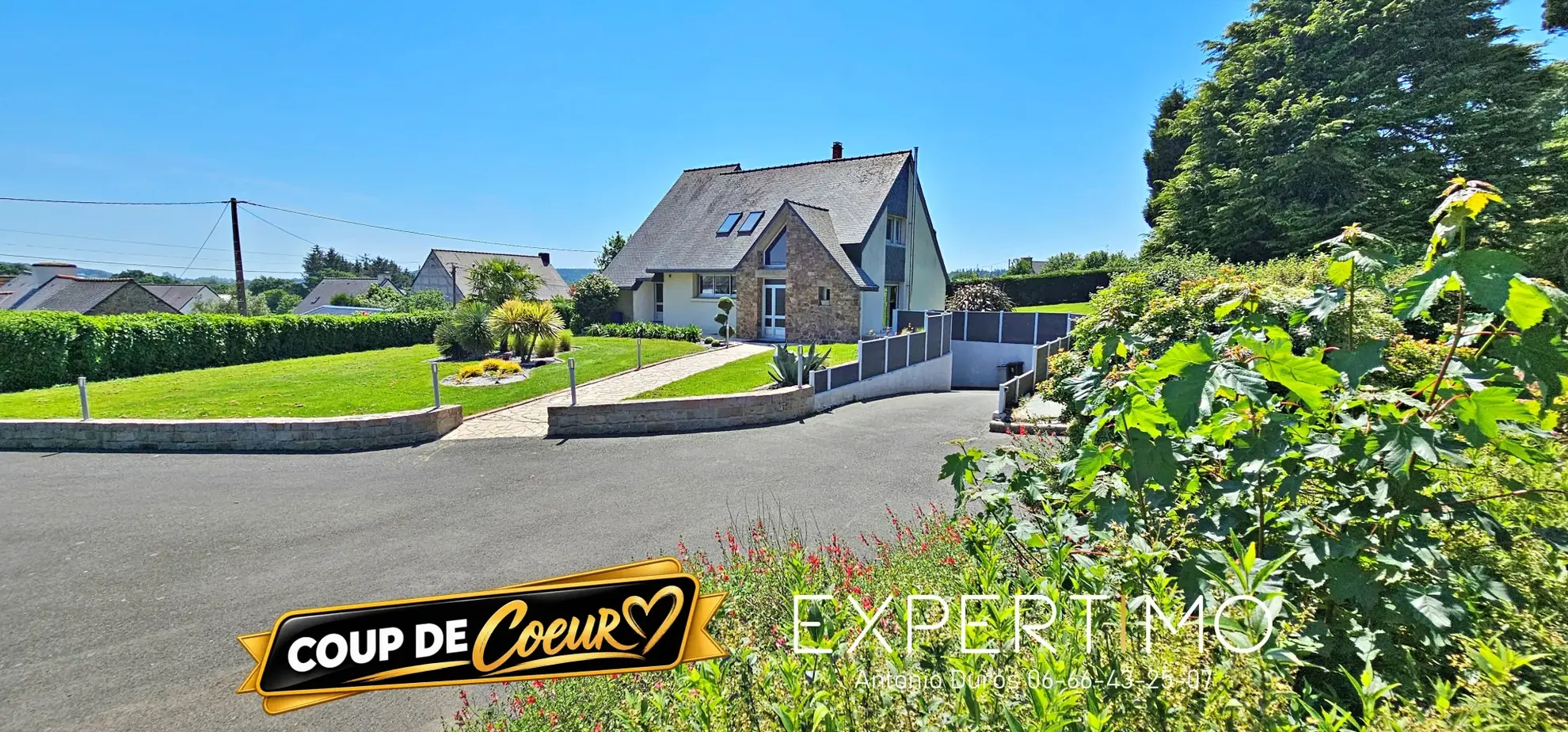 Belle maison familiale de 180m² avec grand terrain à Saint-Carreuc