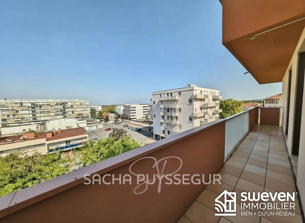 Appartement T3/4 avec deux balcons à Colomiers, proche centre-ville
