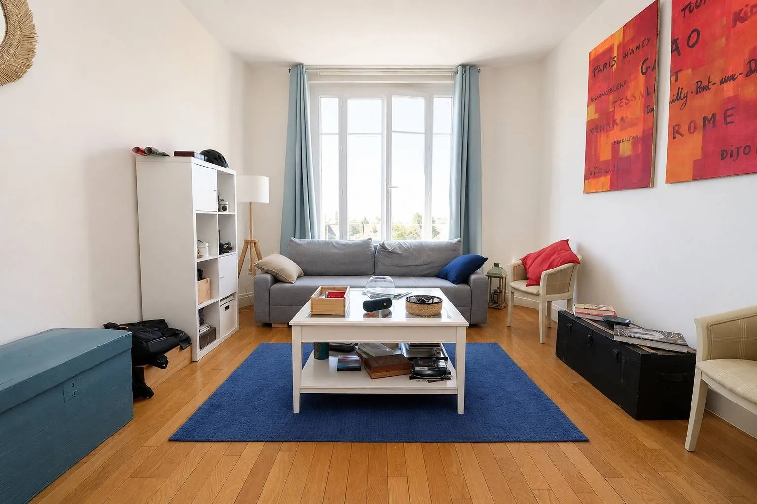 Appartement T2 à Dijon dans le quartier Perrières avec cave, grenier et espace vert commun
