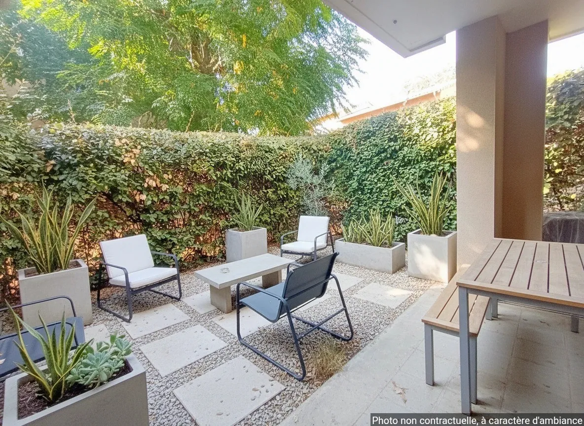 Appartement T3 loué avec terrasse et parking à Carcassonne dans la résidence Di Castelli 