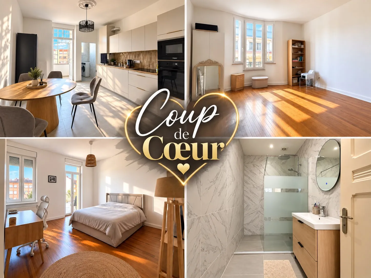 Appartement rénové de 92 m² avec terrasse, garage et rentabilité à Amnéville