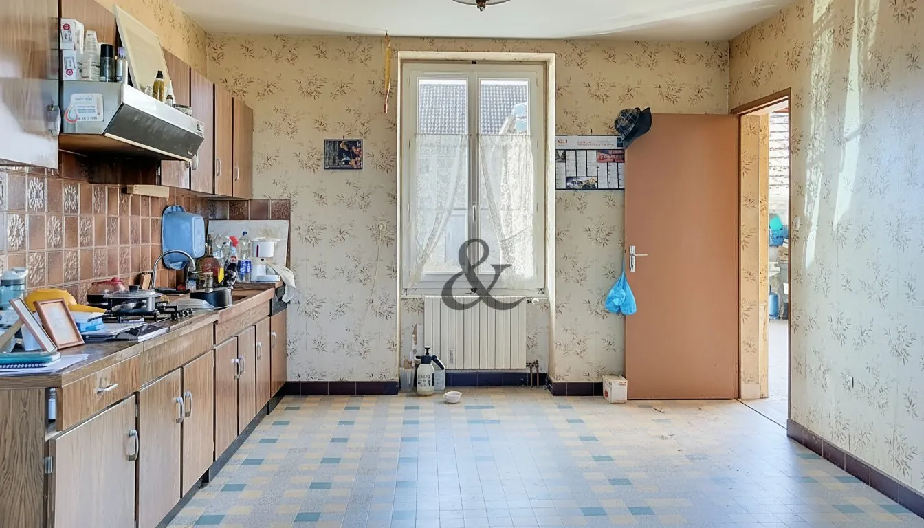 Maison ancienne à Villerbon - 8 pièces, 220 m² avec dépendances et terrain 