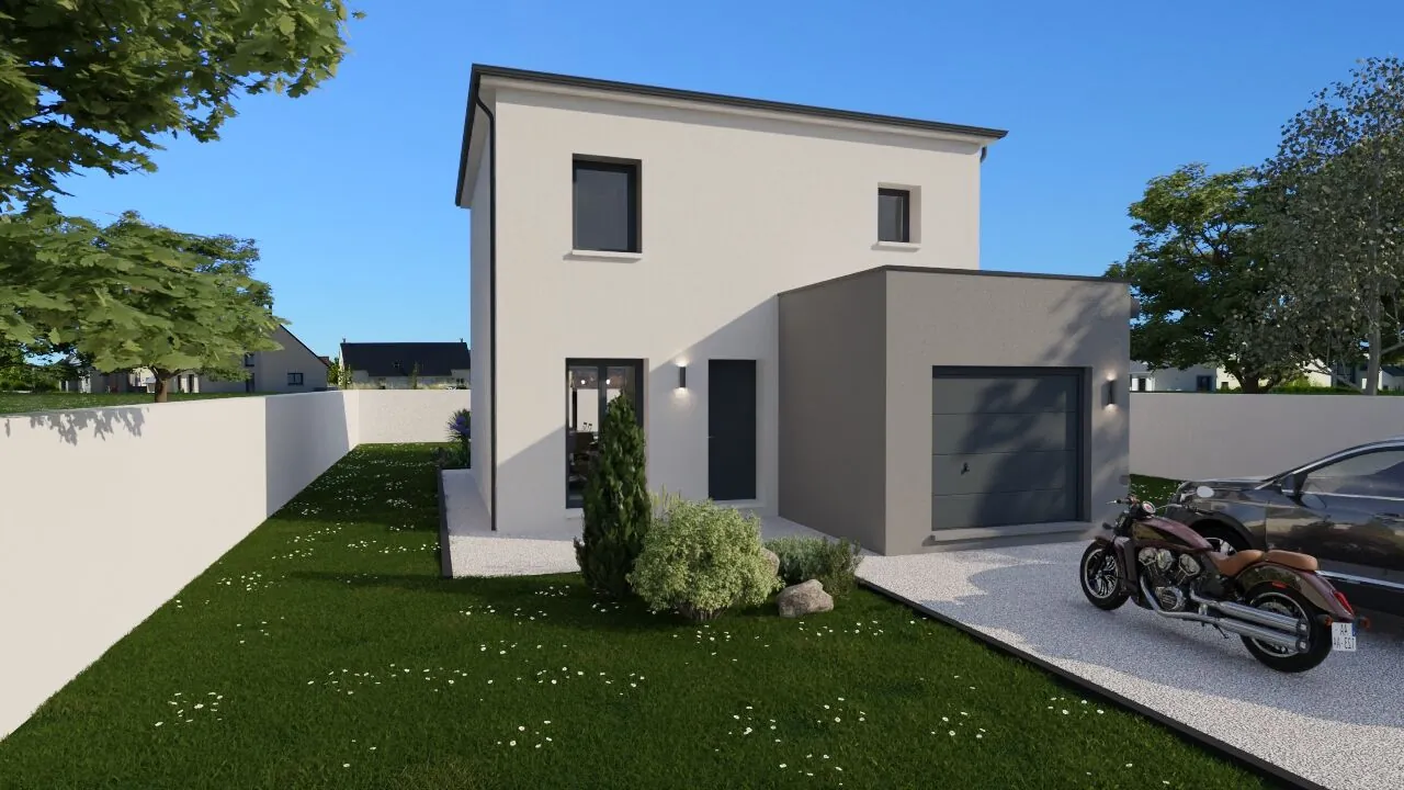 Maison à étage Fidji de 89 m² à Châtellerault avec 3 chambres
