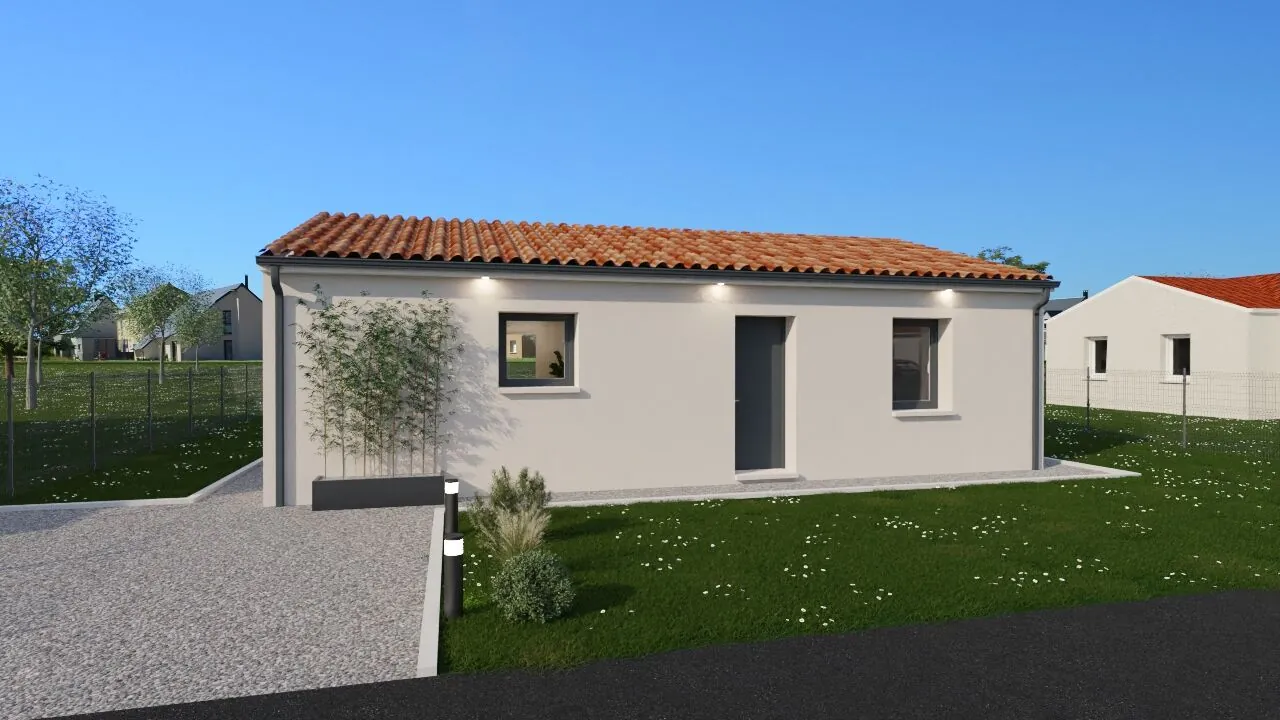 Maison neuve à Poitiers de 65 m² avec 2 chambres - Construction personnalisée