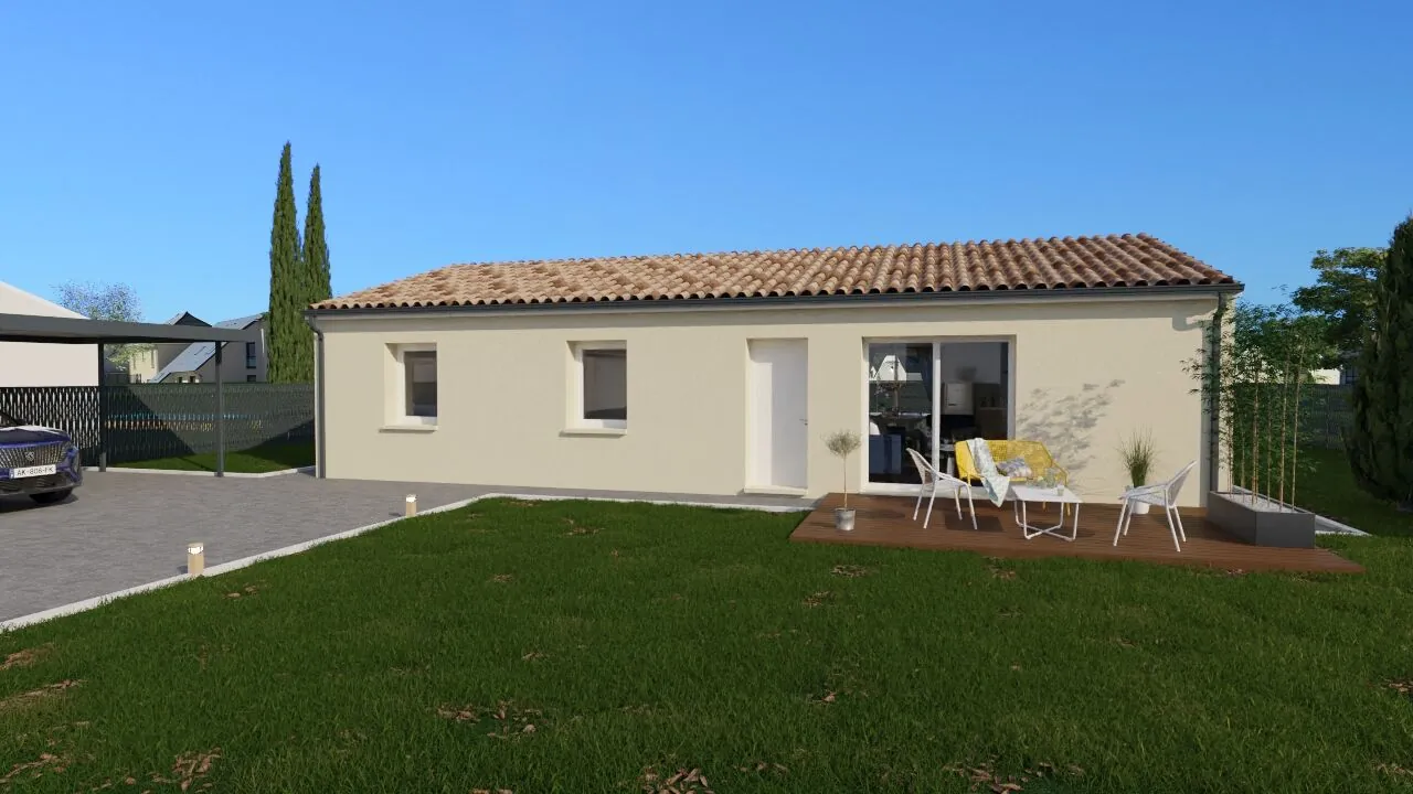 Maison neuve de 90 m² avec terrain à Biard - Modèle Porquerolles