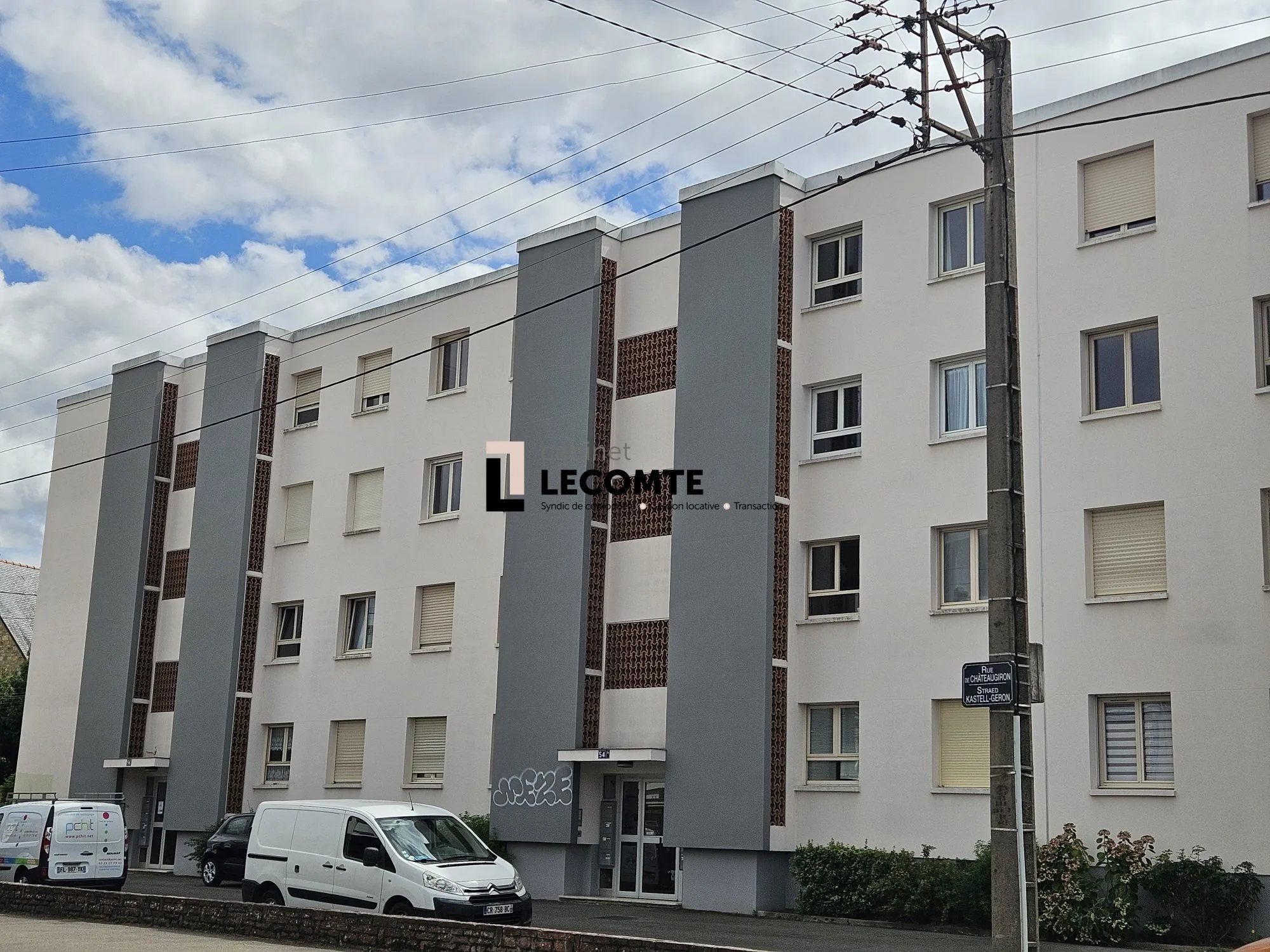 Appartement T3 avec balcon, cave et parking à Rennes - Côté Cimetière de l'Est