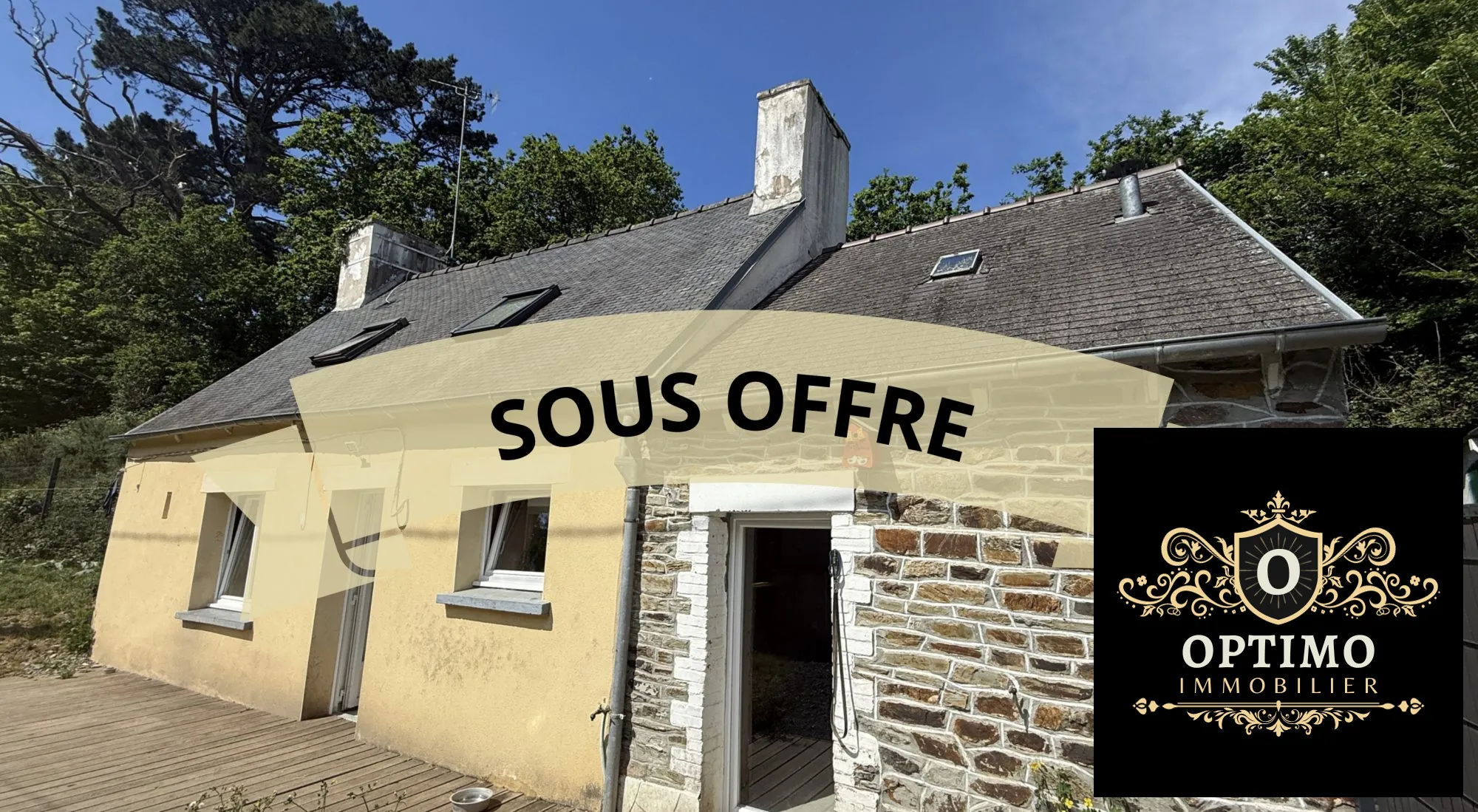Maison de pays à vendre près du Trieux à Pleudaniel - 63 m²