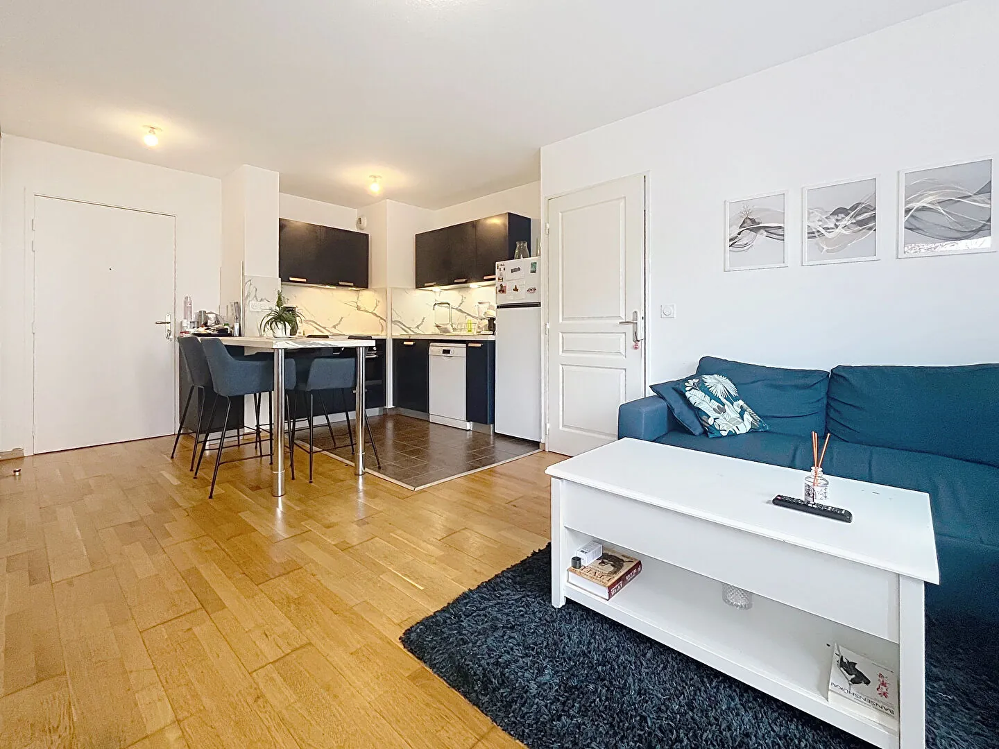 Appartement T2 rénové avec terrasse et garage à Villeurbanne