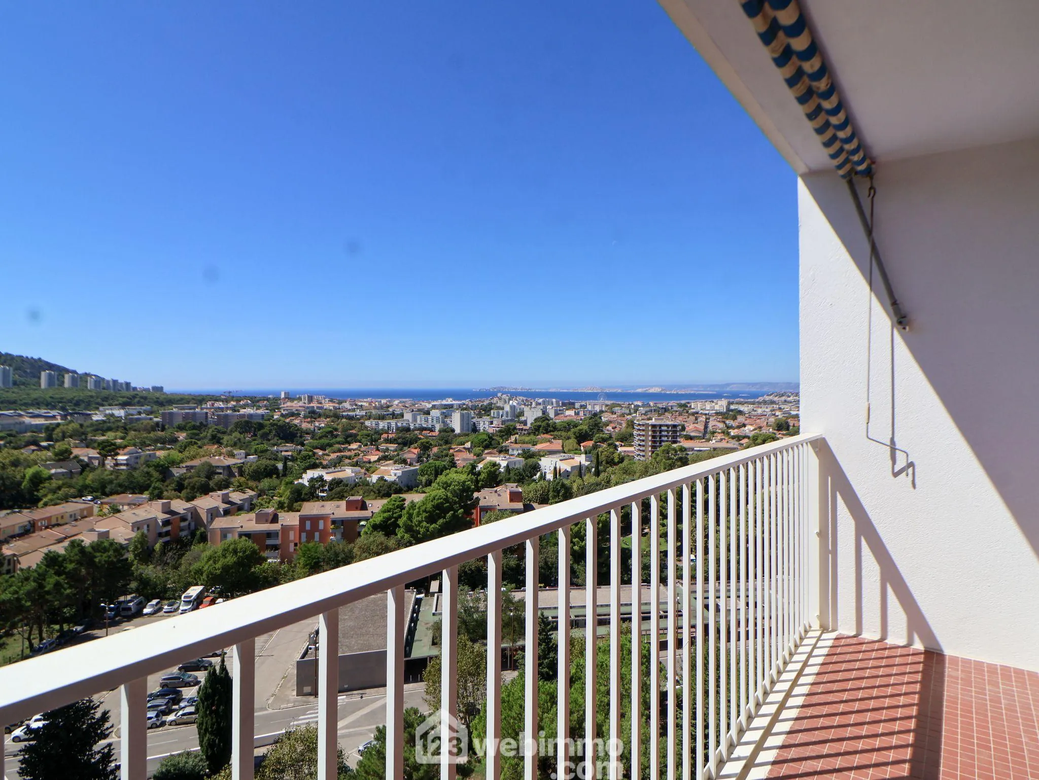 Bel appartement de 85m² avec vue sur la mer à Mazargues, Marseille