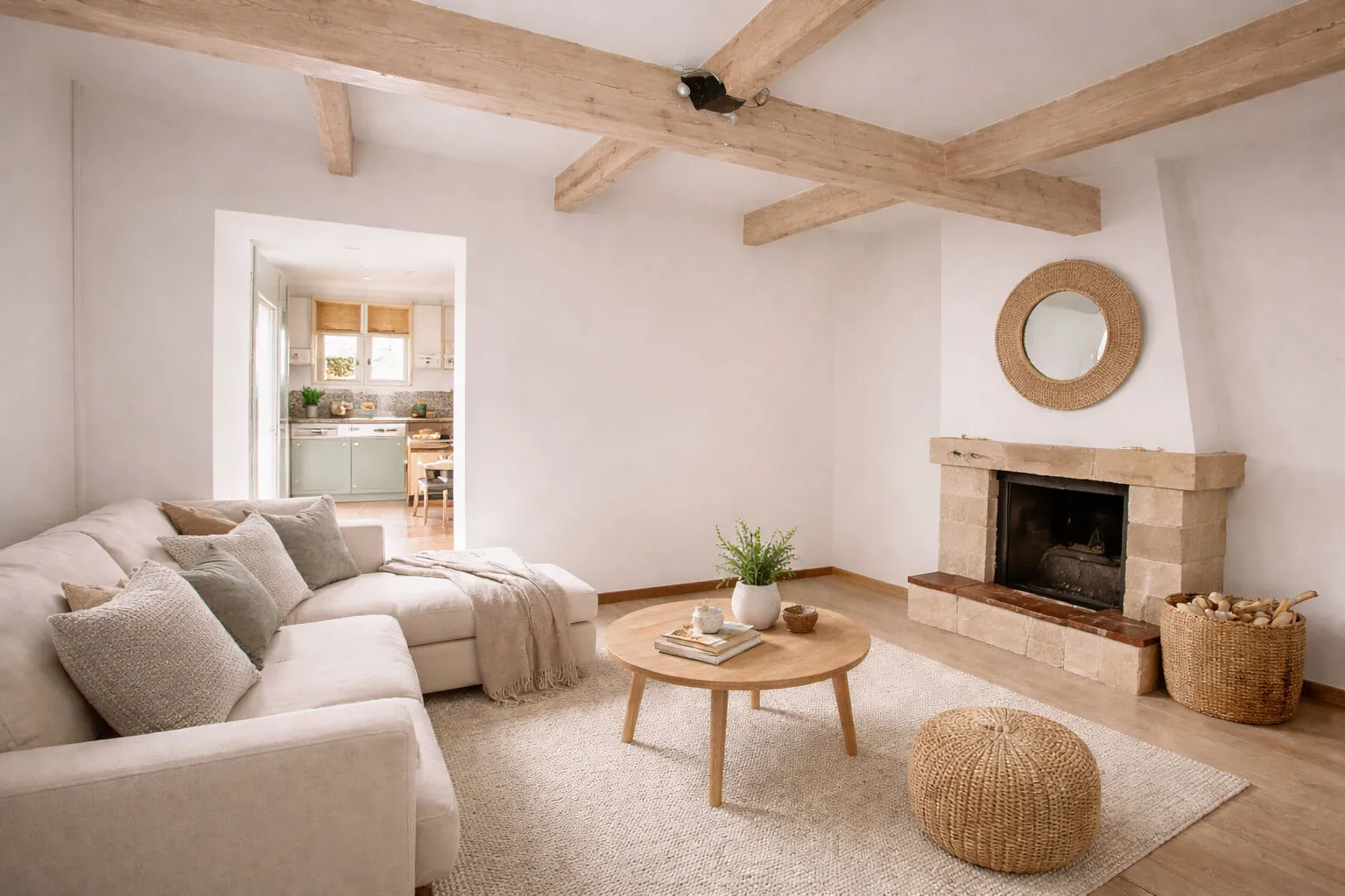 Maison de village à Piolenc avec deux cours et 2 chambres à rénover