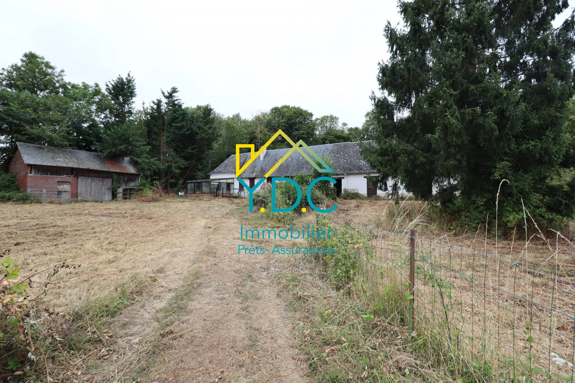 Maison ancienne à Saint-Paër avec grand terrain de 6522 m² – Potentiel de rénovation