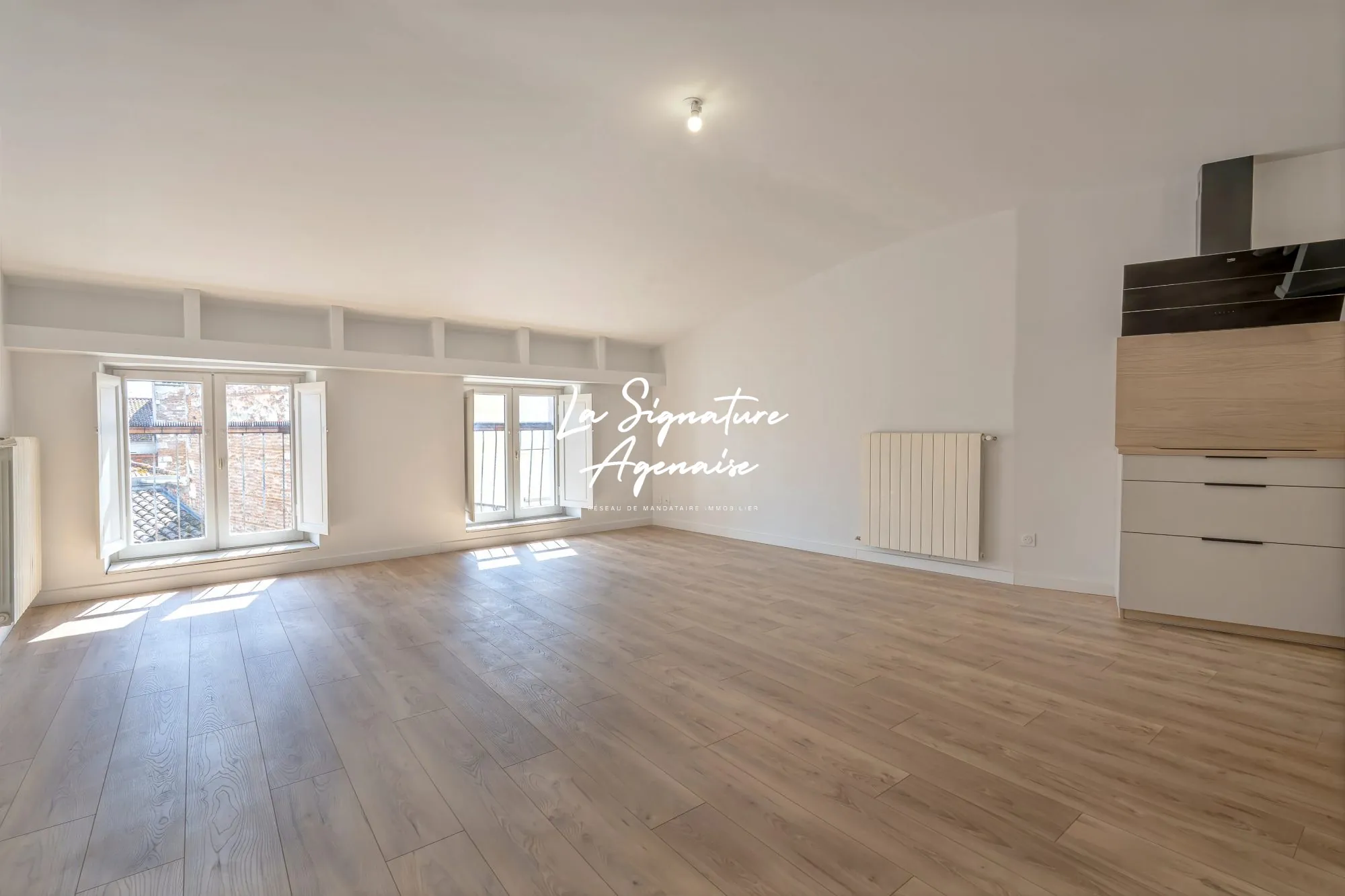 Appartement T3 rénové à vendre en plein centre d'Agen