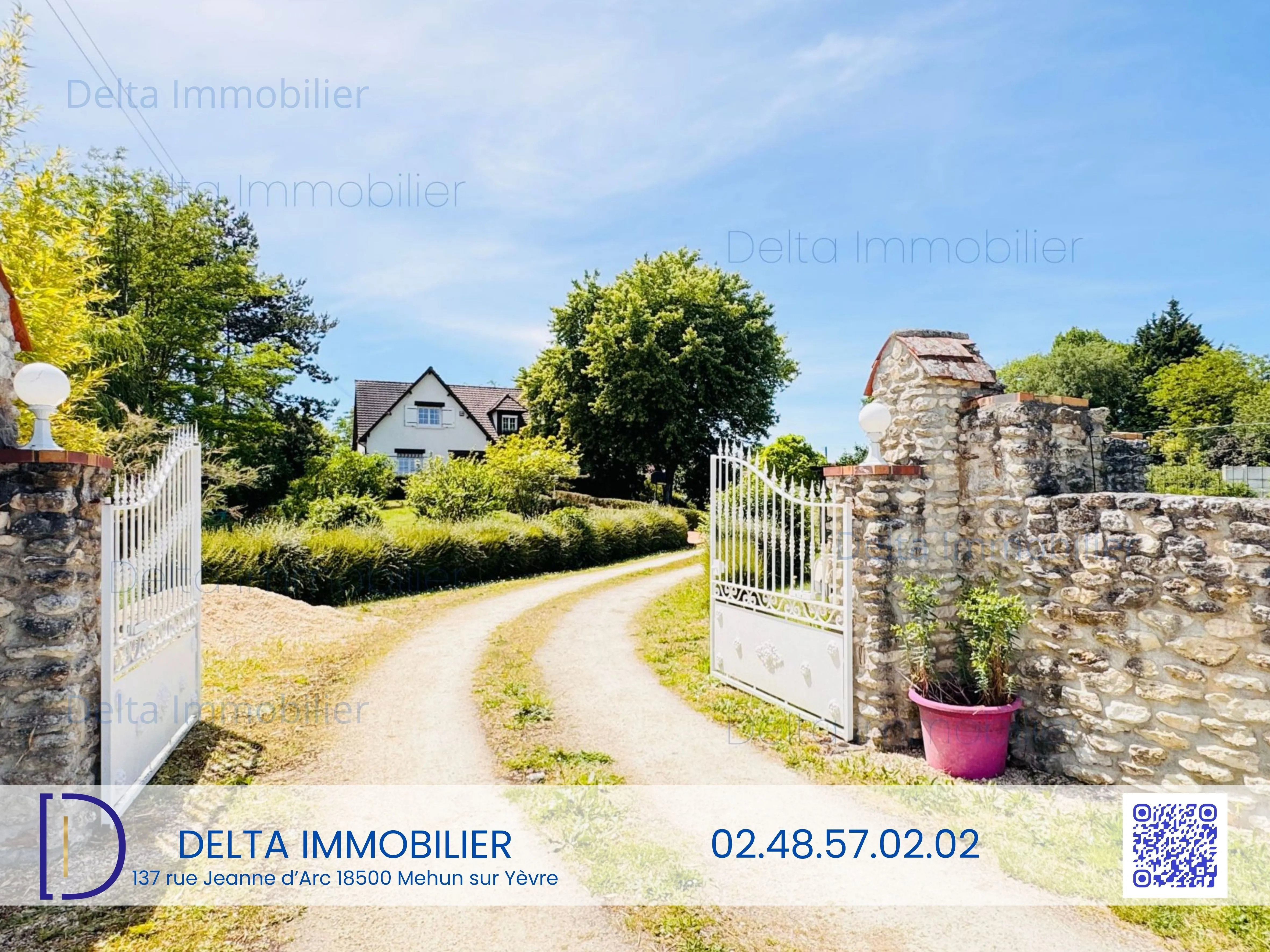 Maison familiale avec grand parc de 6589m² à Mehun-sur-Yèvre