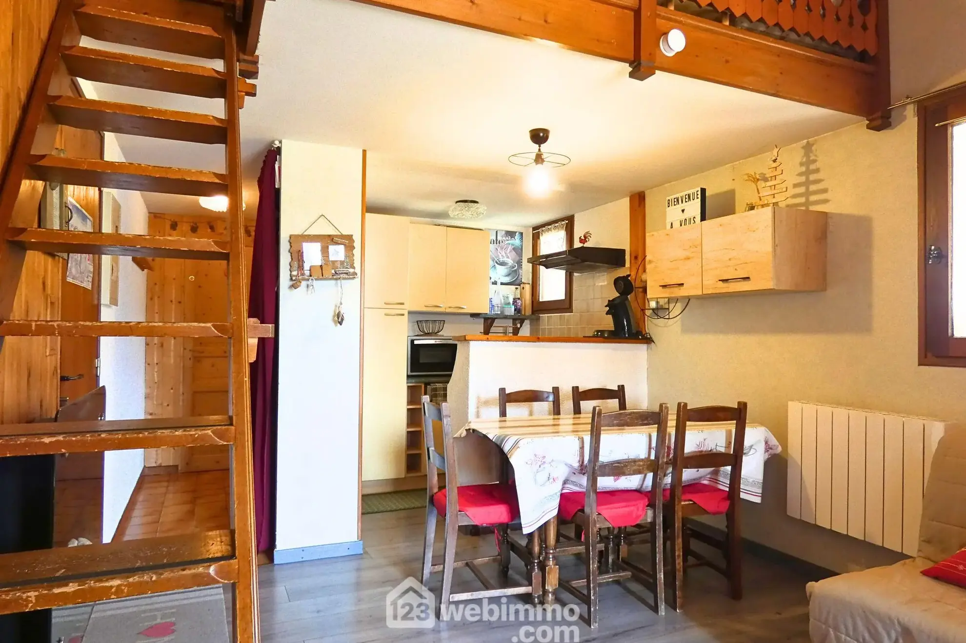 Appartement cosy de 27 m² avec mezzanine à Crest-Voland