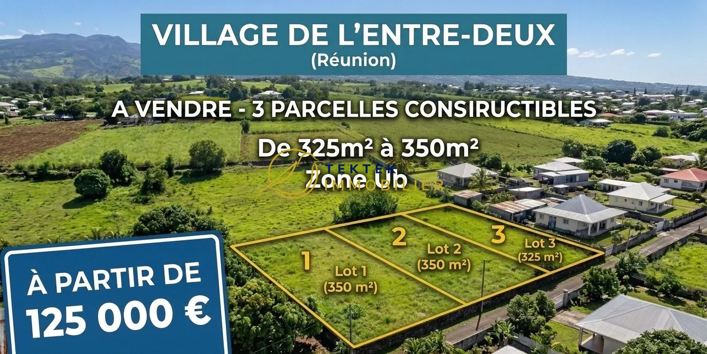 Terrains constructibles à Entre-Deux - Opportunités à saisir