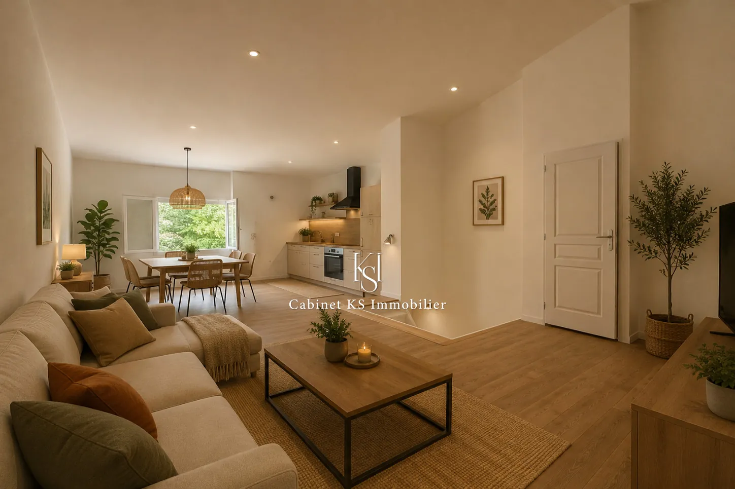 Spacieux appartement duplex T3 à Rians - Vente immobilière 55 m²