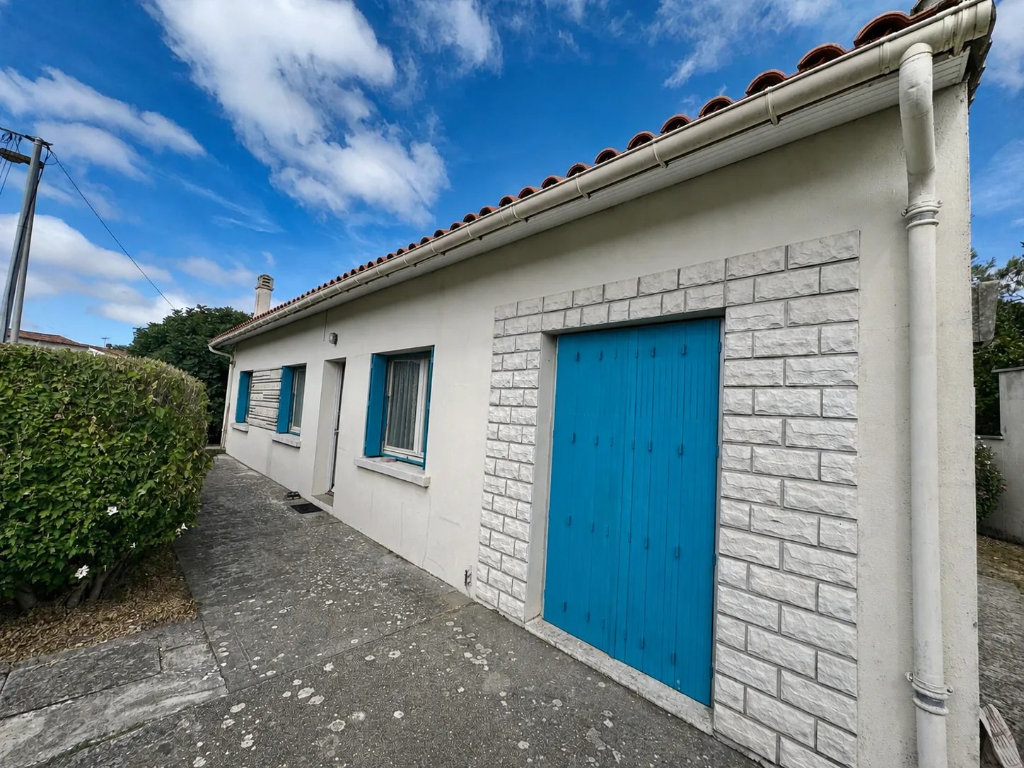 Maison de plain-pied avec jardin à Semussac proche Royan