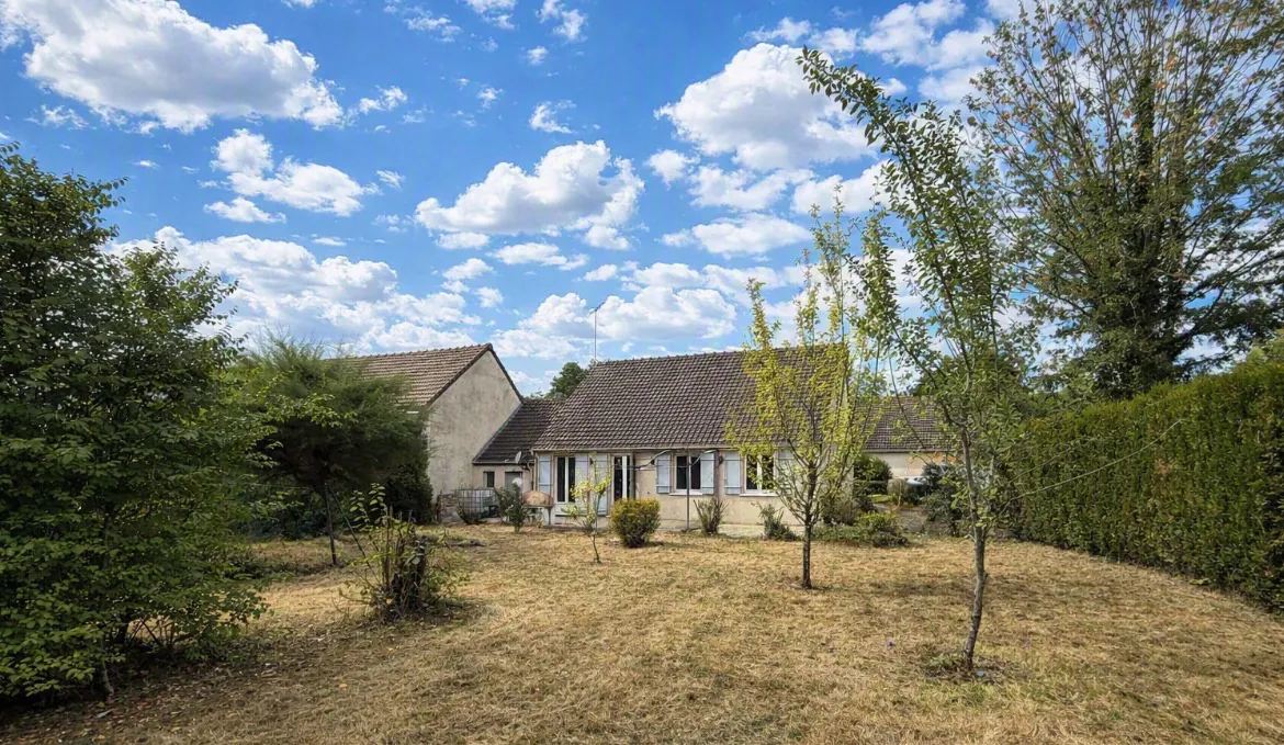 Maison de plain-pied à Rebais avec 3 chambres et grand jardin