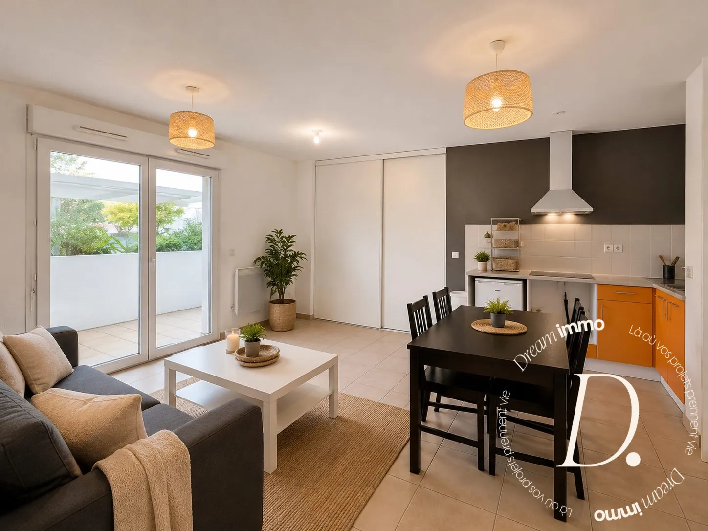 Appartement 2 pièces avec terrasse à vendre à Anglet proche mairie et Trambus