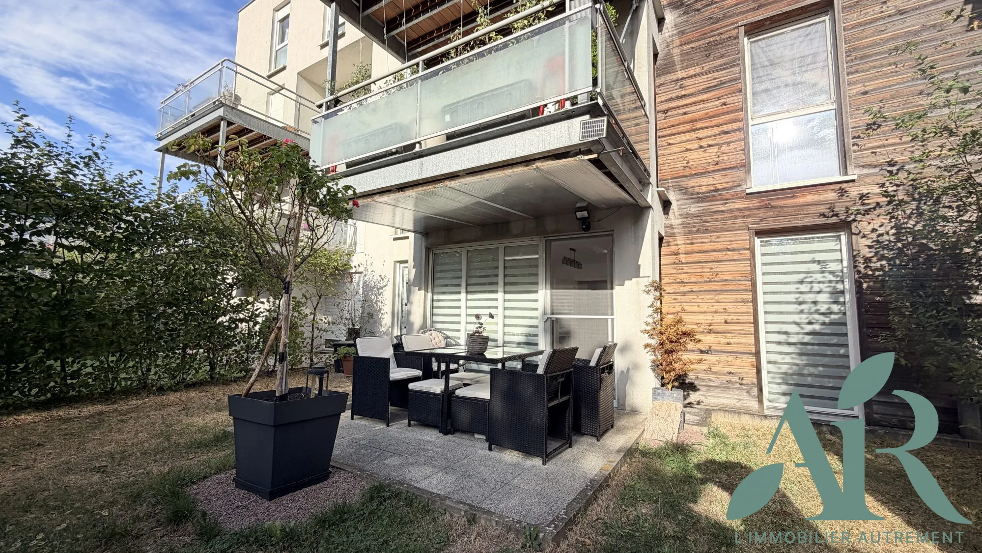Appartement F2 en rez-de-jardin à Obernai avec jardin et garage