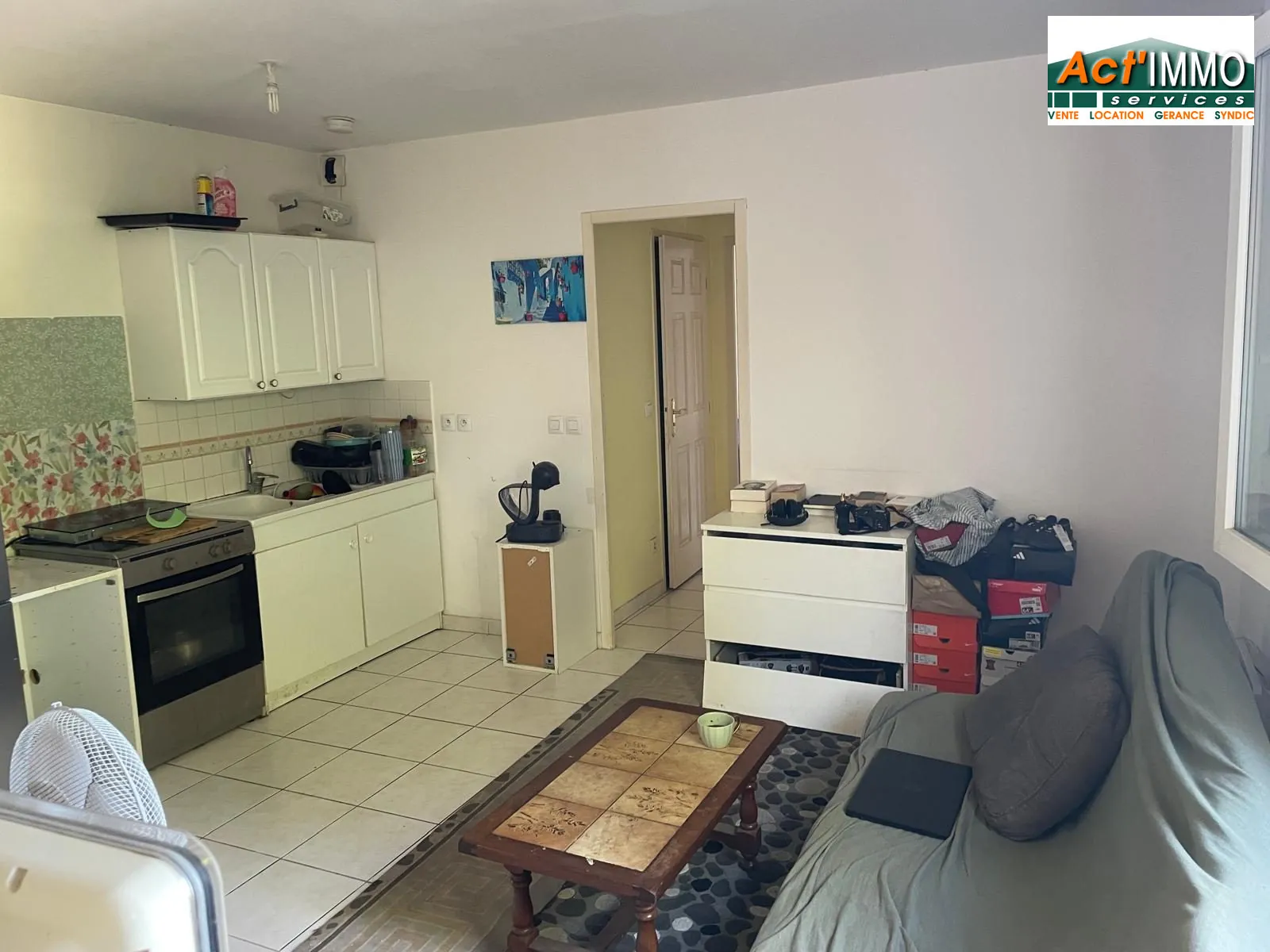 Appartement 2 pièces avec terrasse, garage à Miramas