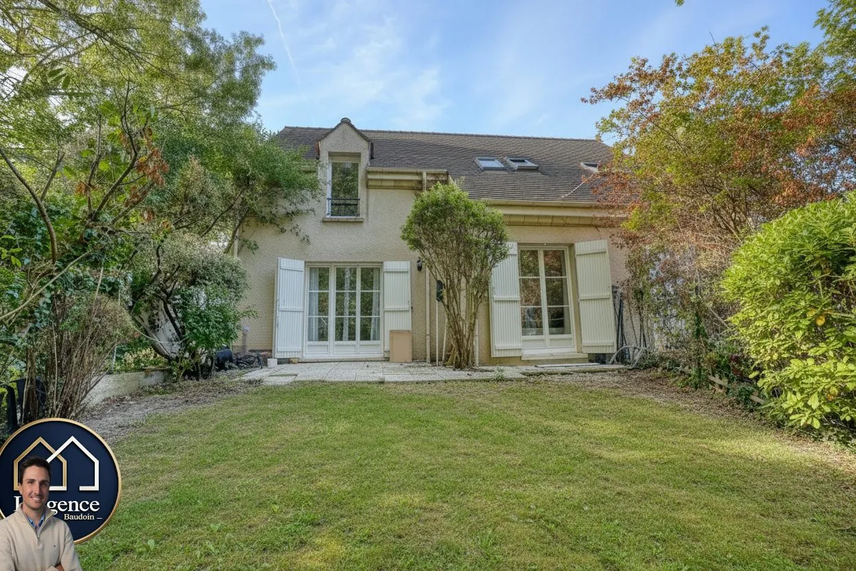 Charmant appartement avec jardin privé, terrasse et parking à Hanches, proche d'Epernon