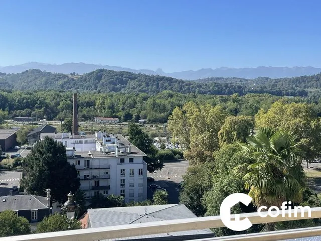 Appartement T2 avec vue panoramique sur les Pyrénées à Pau