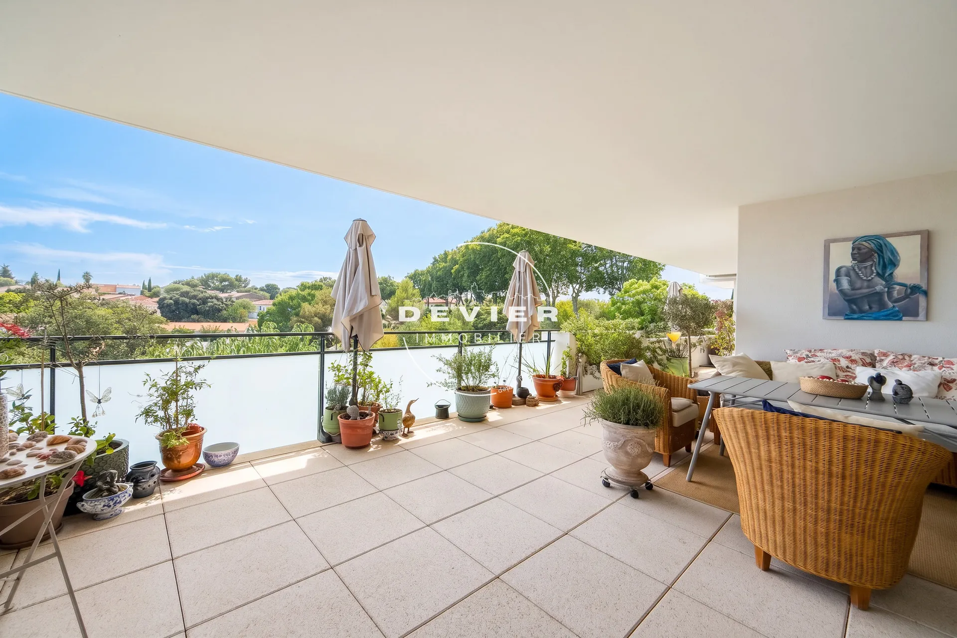 Vente appartement T3 avec terrasse à Restinclières, proche Montpellier