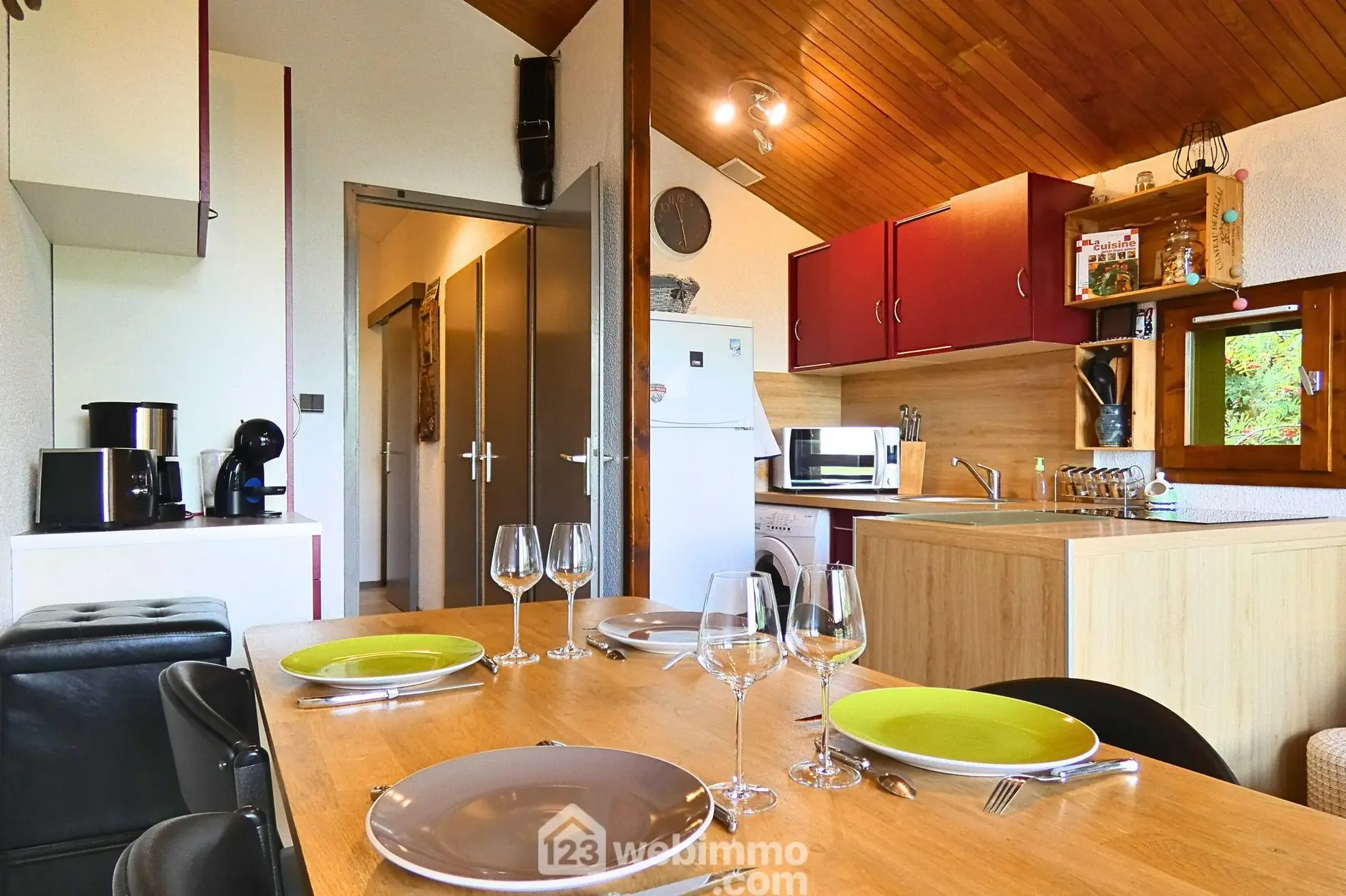 Appartement 34,73 m² à Crest-Voland près des pistes - Balcon et cave