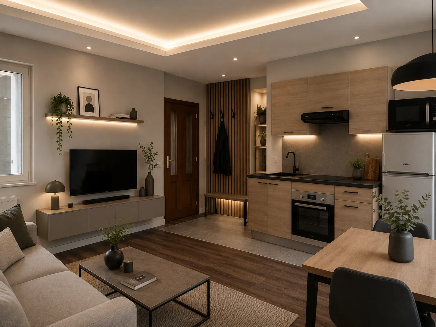 Appartement T2 avec terrasse, jardin et stationnement à Mouguerre