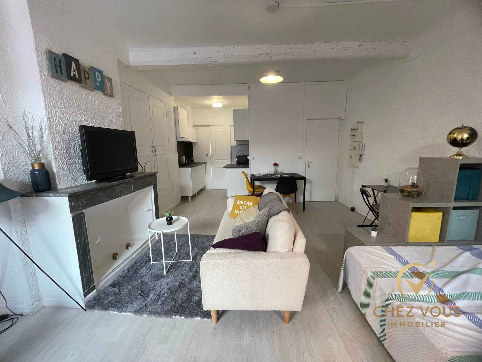 Studio rénové de 27 m² à Draguignan, investissement locatif rentable
