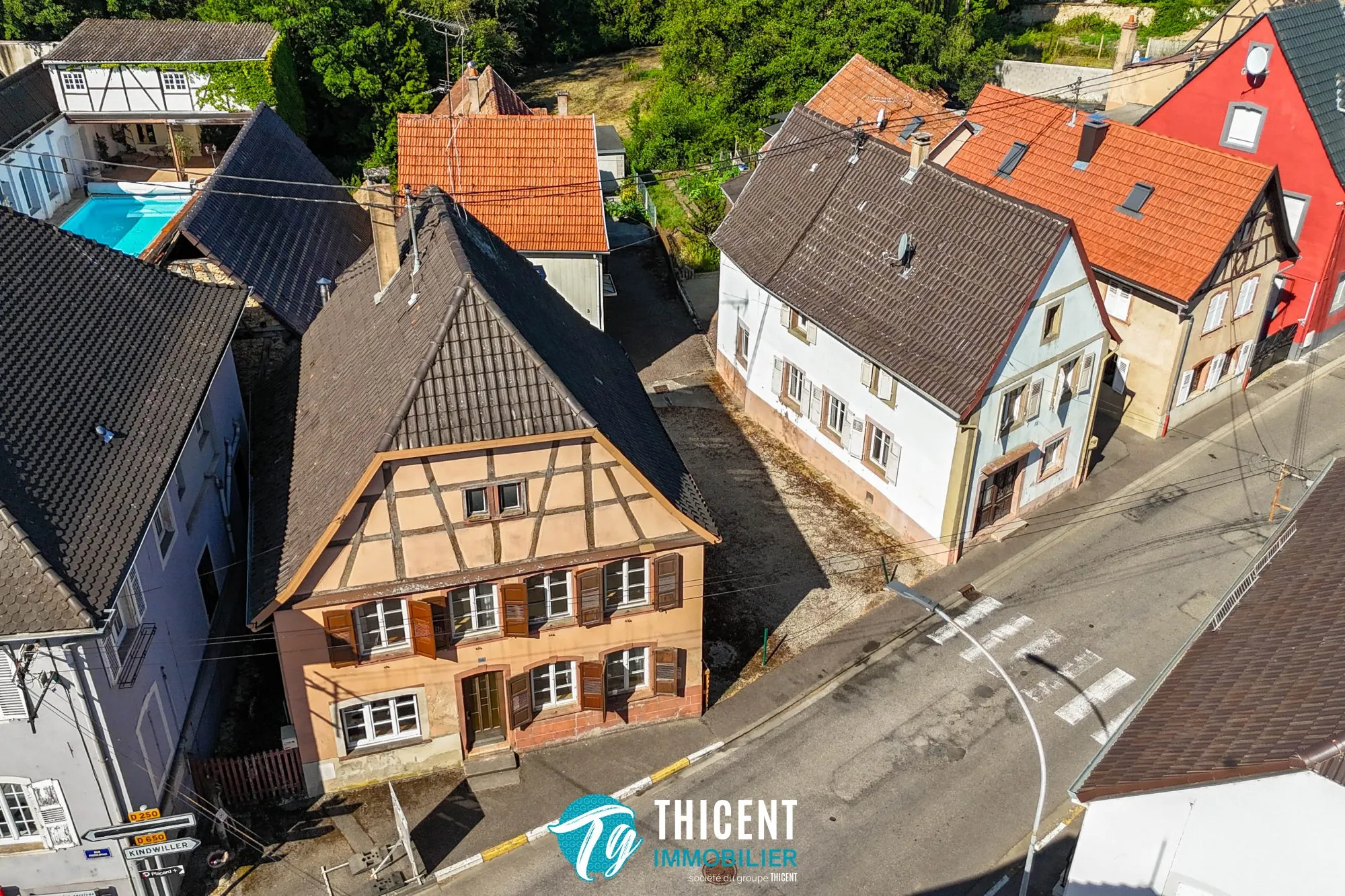 Lot de 3 maisons à vendre à La Walck, Val-de-Moder – Opportunité d’investissement