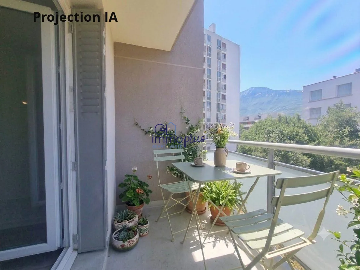 Appartement rénové lumineux de 72 m² à vendre à Grenoble dans le quartier Eaux Claires