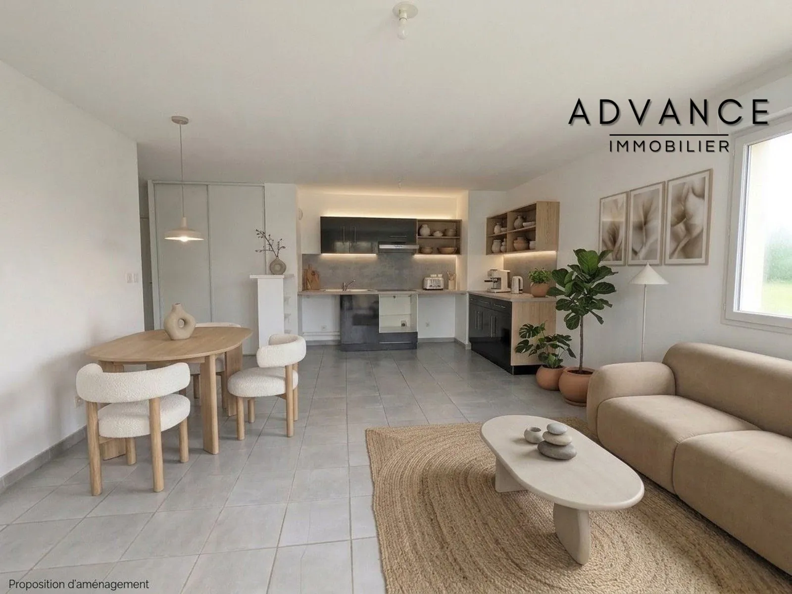 Appartement 3 pièces avec terrasse et parking à Lalande, Toulouse