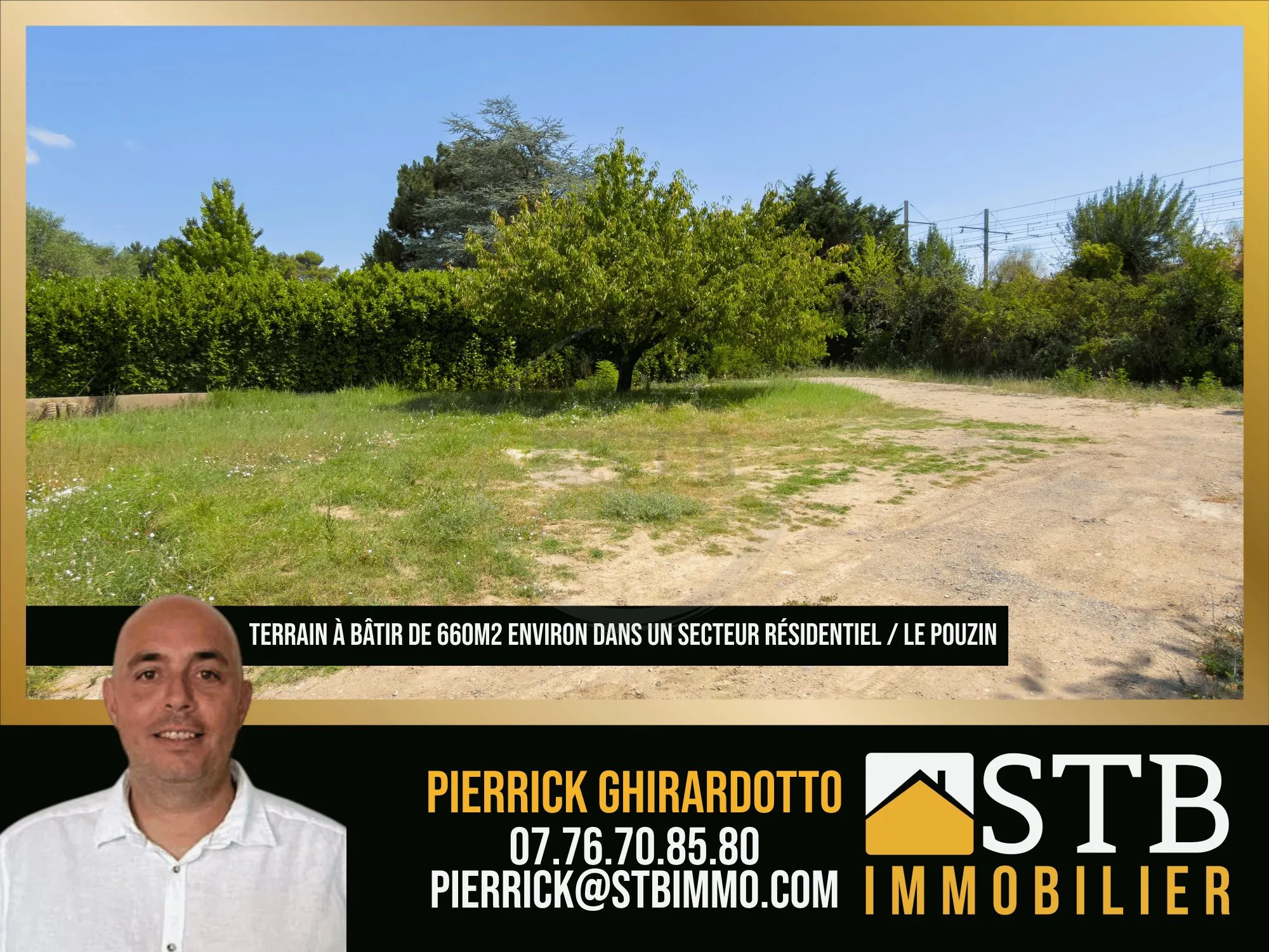 Terrain constructible divisible au Pouzin de 660 m², idéal pour votre projet immobilier
