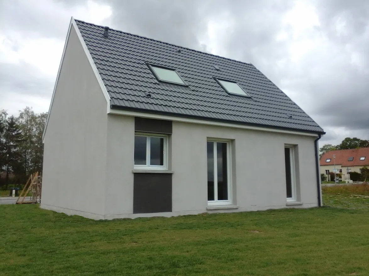 Belle maison neuve de 95m² avec 3 chambres dans un village calme proche d'Amiens et Abbeville