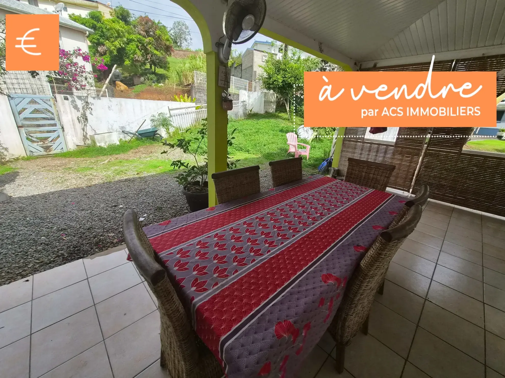 Appartement F4/F5 avec terrasse et jardin à Ducos - Proche commodités