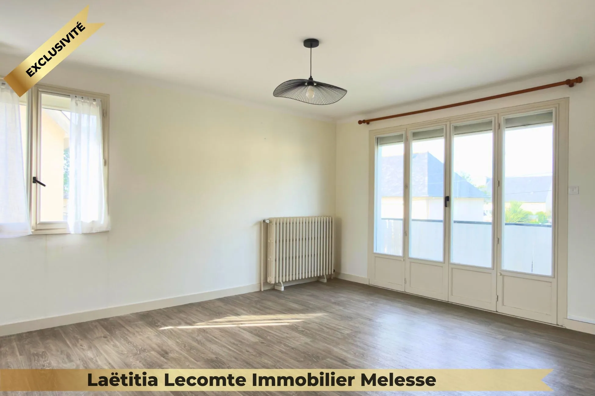 Maison traditionnelle à Melesse centre avec grand potentiel sur terrain de 520m²